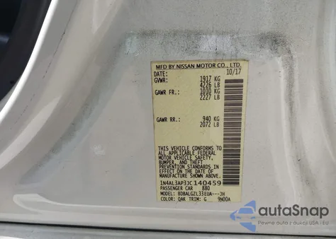 2018 Nissan Altima 2.5 S from USA, damaged, VIN 1N4AL3AP3JC140459